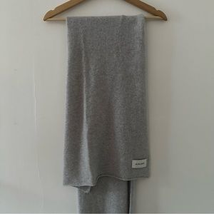 Aritzia 100% Cashmere grey scarf